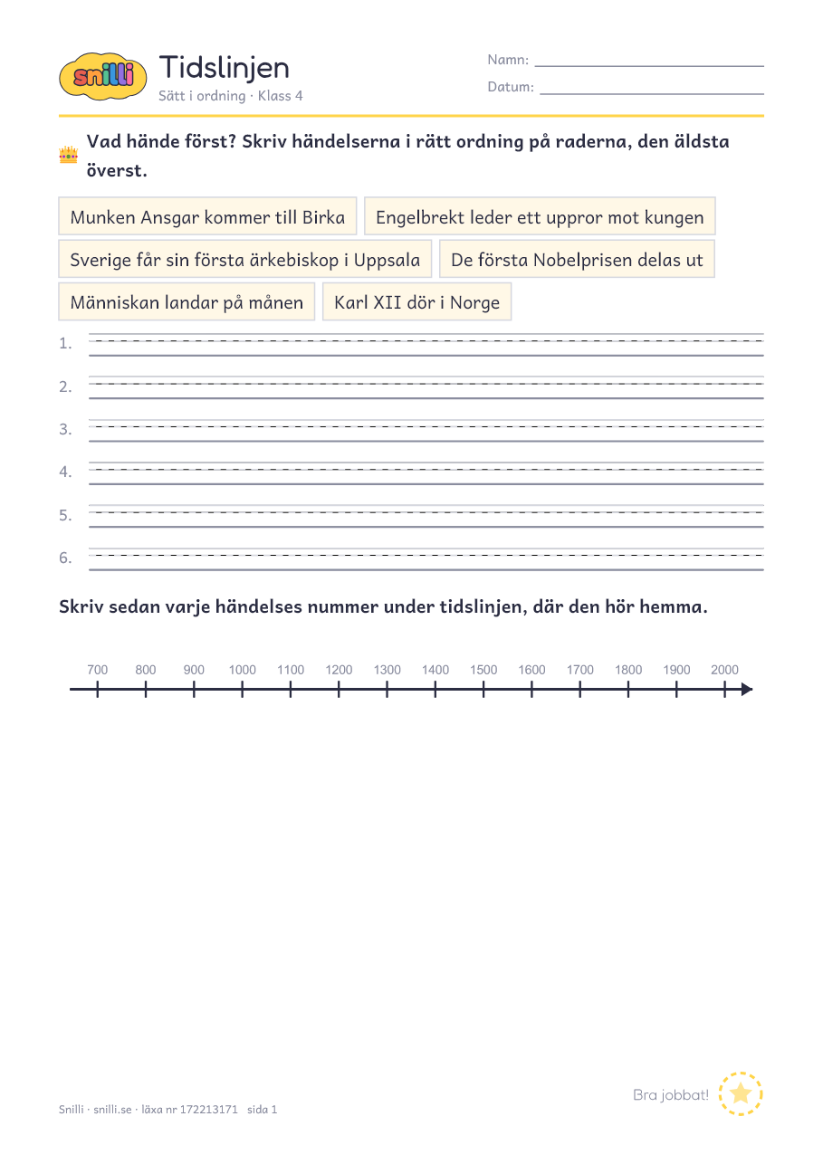 Förhandsvisning av läxan
