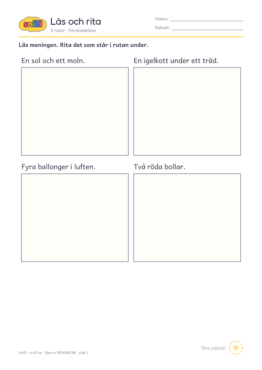 Förhandsvisning av läxan