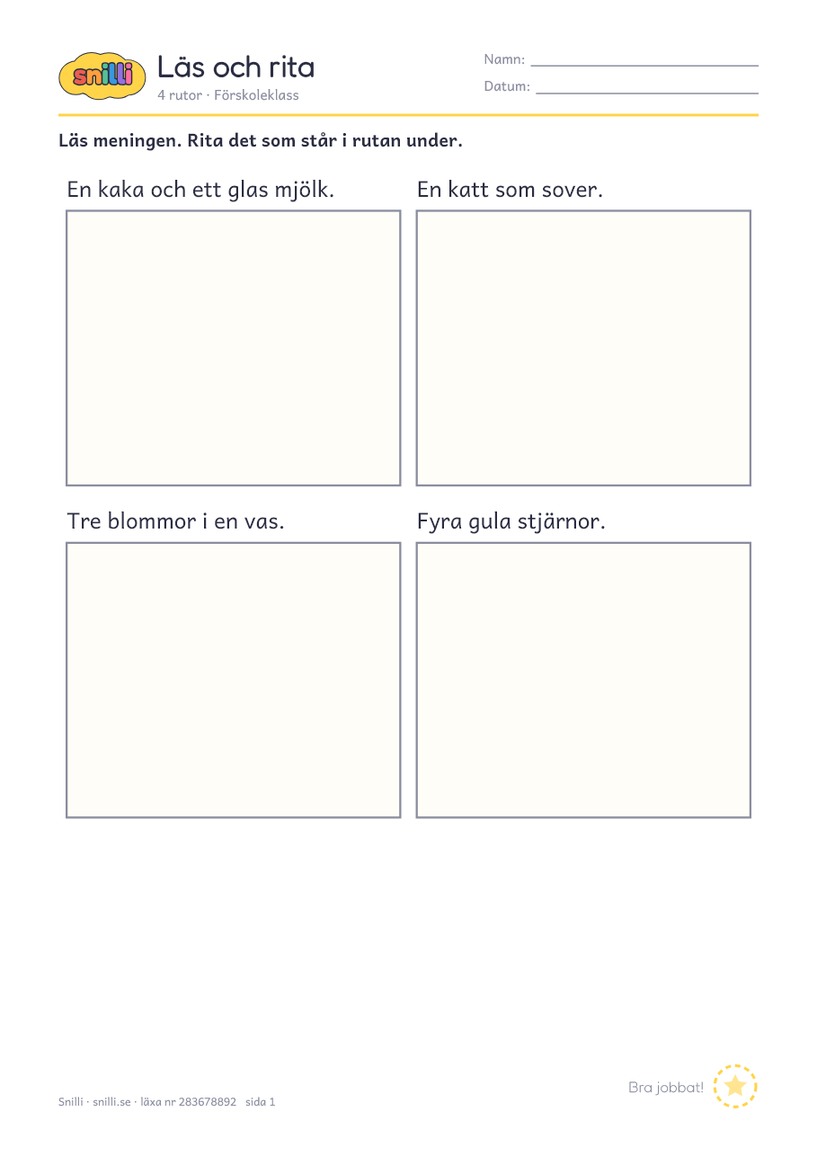Förhandsvisning av läxan