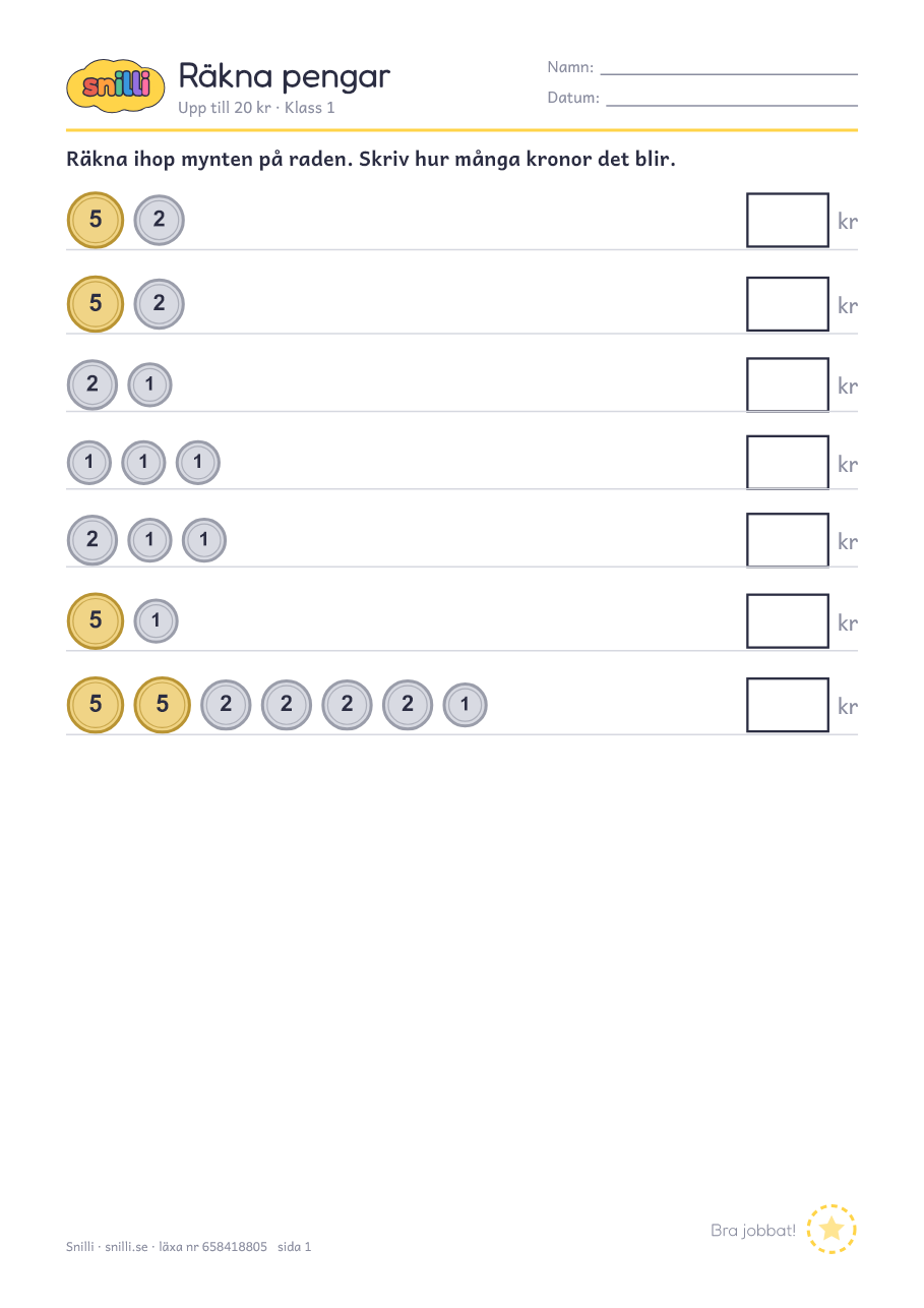 Förhandsvisning av läxan