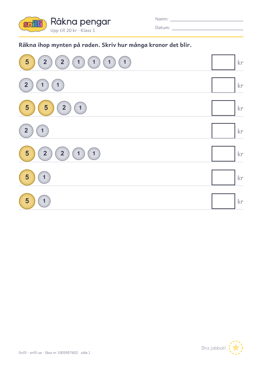 Förhandsvisning av läxan