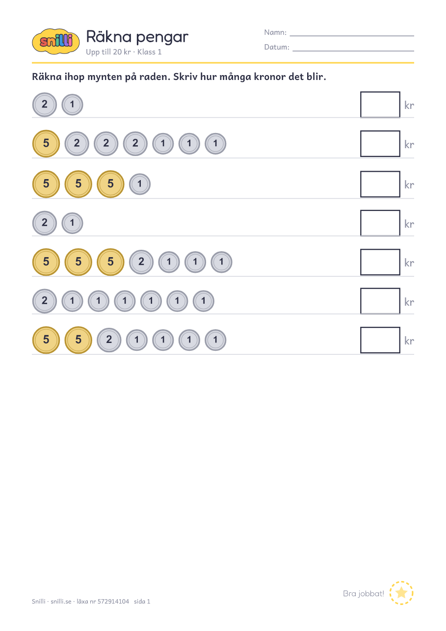 Förhandsvisning av läxan