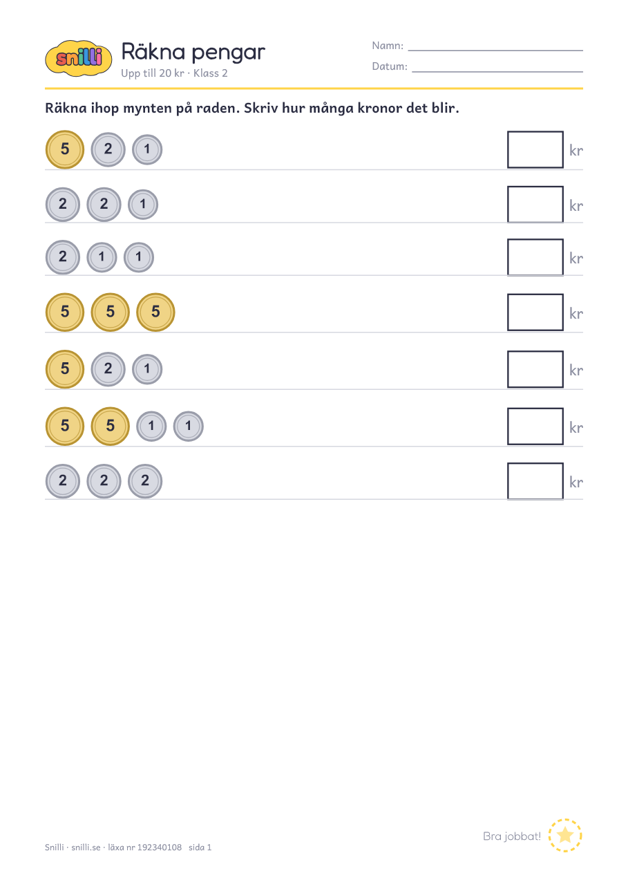 Förhandsvisning av läxan