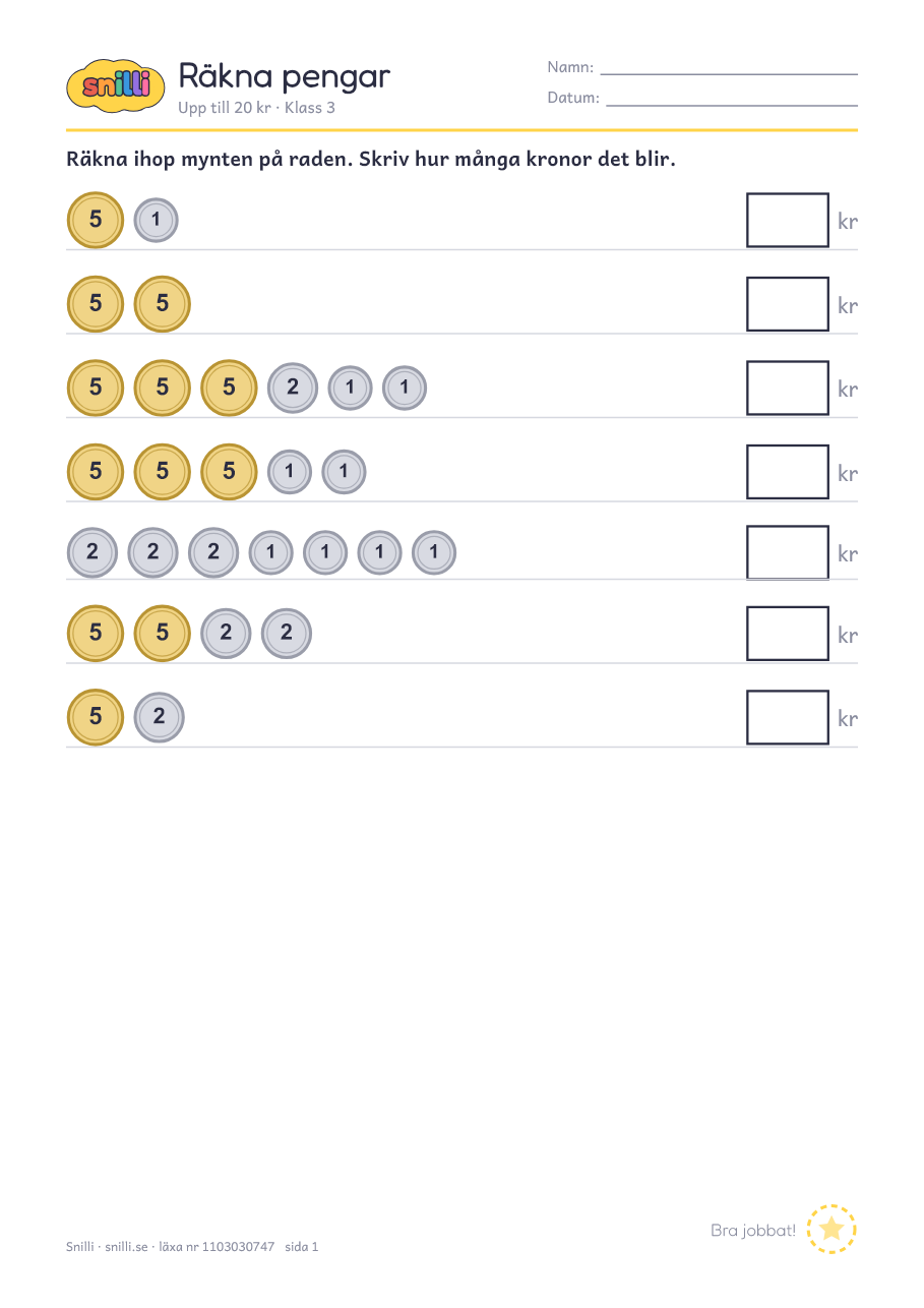 Förhandsvisning av läxan