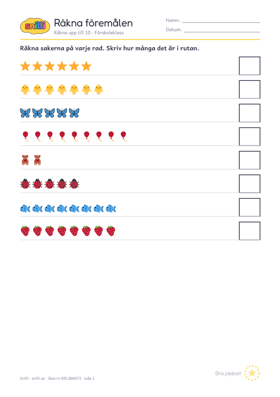 Förhandsvisning av läxan
