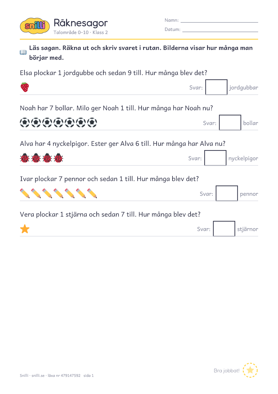 Förhandsvisning av läxan