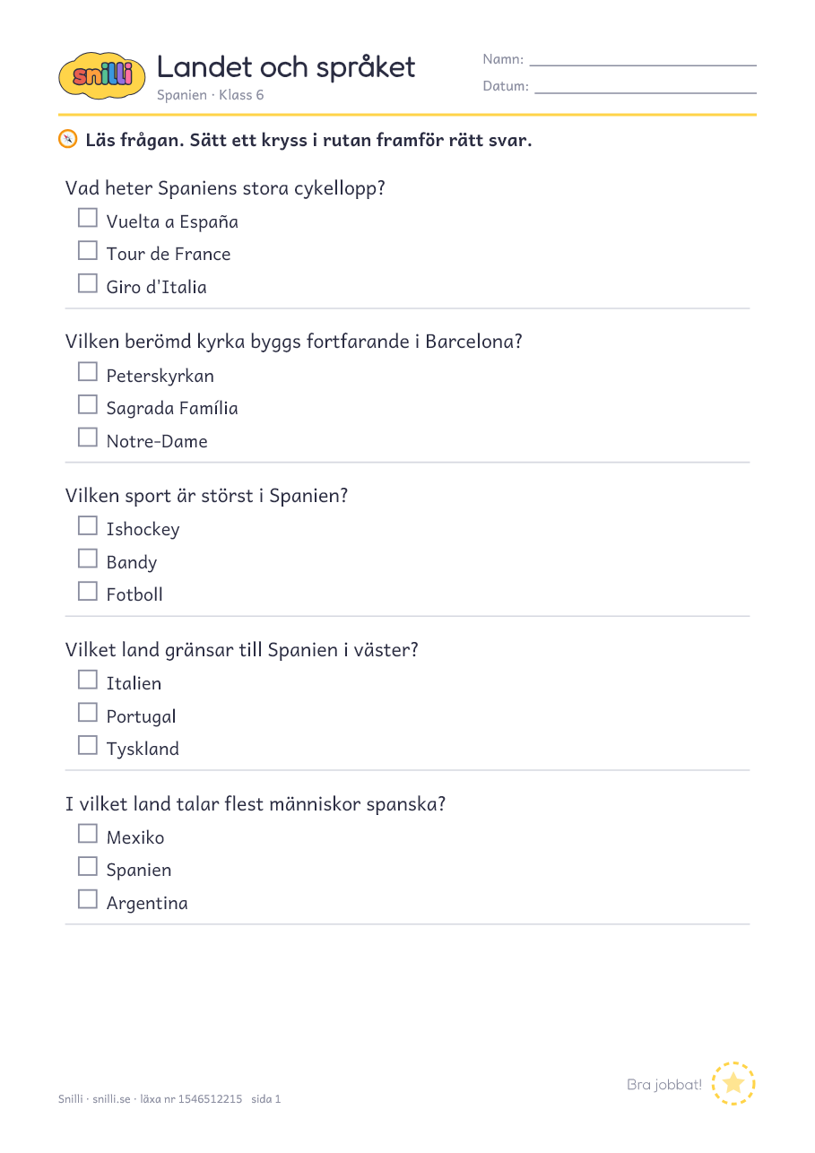 Förhandsvisning av läxan