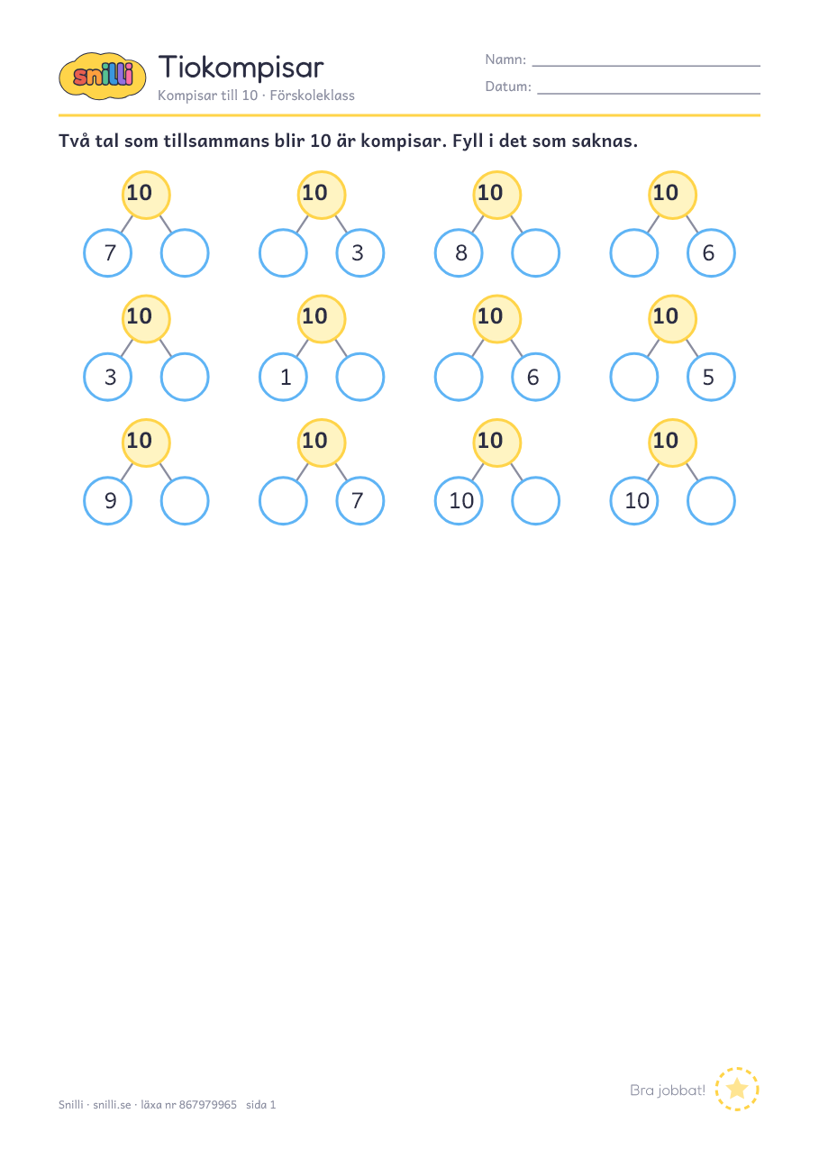 Förhandsvisning av läxan