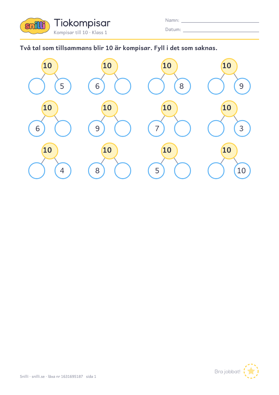 Förhandsvisning av läxan